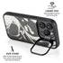 Marbleized Black iPhone 15 Pro Kickstand Case